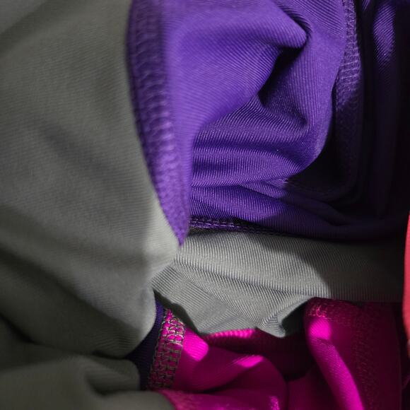 Title Nine Athletic Dress Purple Colorblock Active Sporty Casual Fit Flare Small - Picture 9 of 16